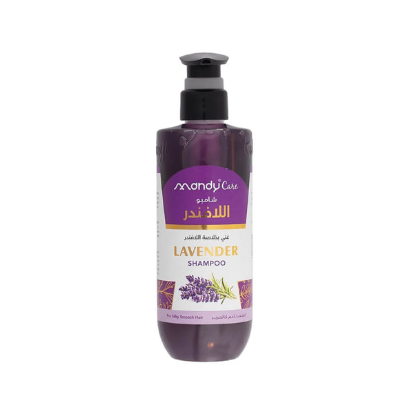 Mandy Care Lavender Shampoo Deep Cleansing Formula for All Hair Types, 400 ml