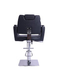 Salon System Women's Salon Chair C-065 Black Haircut and Makeup Chair