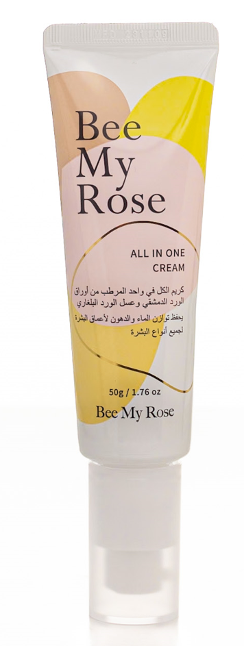 Bee My Rose All In One Cream Moisturizer Damascus Rose Extract 50g