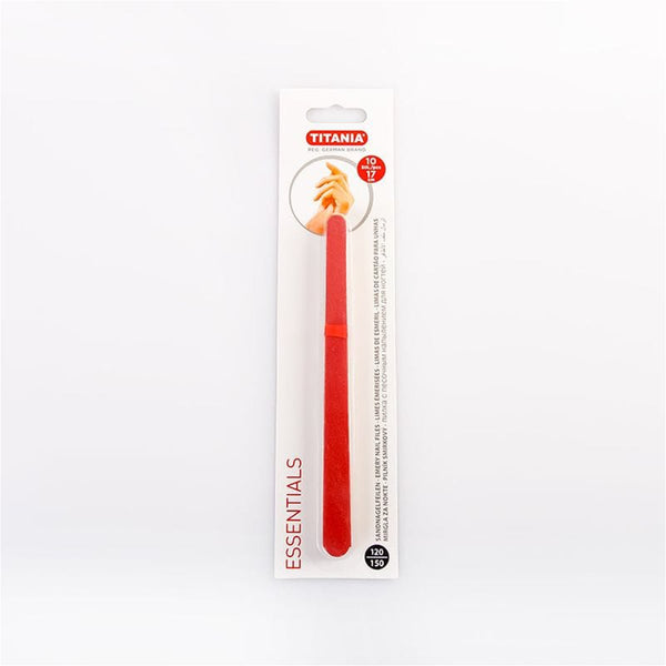 Titania Wooden Nail File Double-Ended 3 Pack, 17 cm, Abrasive Surface
