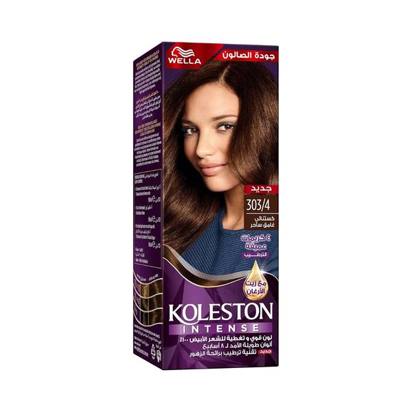 Wella Koleston Dark Chestnut Hair Dye 303/4, 110ml