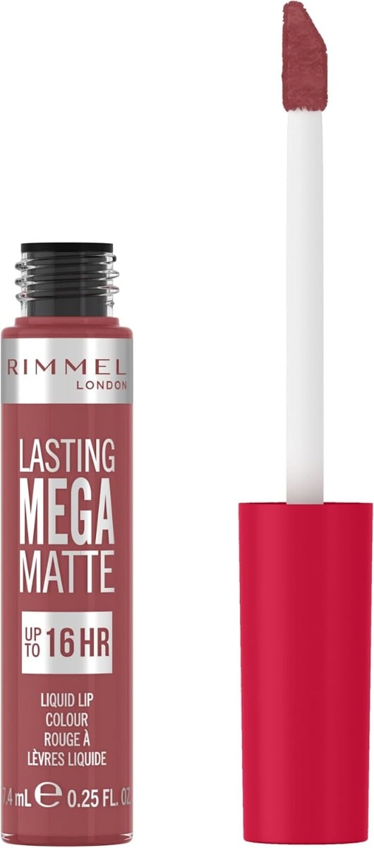 Rimmel Lasting Mega Matte Liquid Lipstick Matte Finish Rose & Shine 210