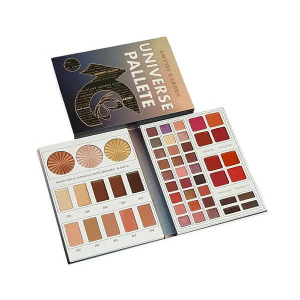 Amytis Garden Universe Colors Makeup Kit Eyeshadow Blush Bronzer Highlighter Matte Shimmer Palette