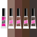 NYX The Brow Glue Eyebrow Gel Medium Brown, 1 Pc