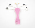 Tinywheel TW Sporks, Food-Safe BPA-Free Picks, Pink, 5 Pieces