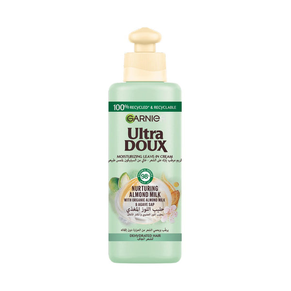 Ultra Doux Almond Milk Hydrating Leave-In Milk for Dry Hair, Silicone-Free, 200 ml