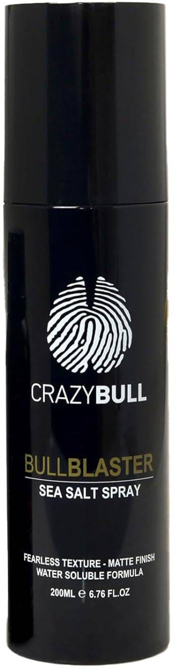 Crazy Bull Bullblaster Sea Salt Spray Hair Styler, Mid-Hold Texture, 6.76 oz