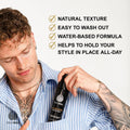 Crazy Bull Bullblaster Sea Salt Spray Hair Styler, Mid-Hold Texture, 6.76 oz