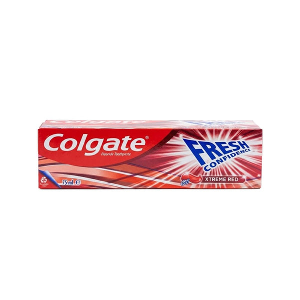 Colgate Fresh Confidence Extreme Red Toothpaste, Long-Lasting Freshness, 75ml
