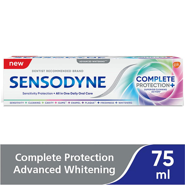 Sensodyne Complete Protection Toothpaste Mint Advanced Brightening 75 ml