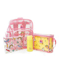 Tinywheel Unicorn Backpack with Matching Pencil Case, See-Through Design