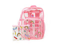 Tinywheel Unicorn Backpack with Matching Pencil Case, See-Through Design