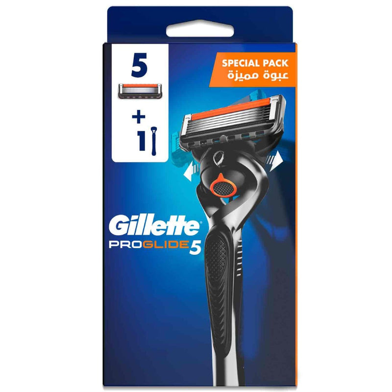 Gillette ProGlide5 Men's Razor with FlexBall Technology, 5 Replacement Refills