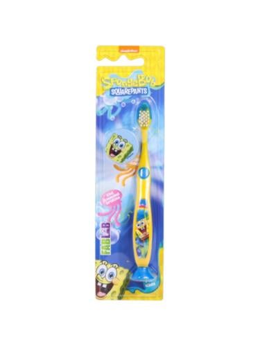 Nickelodeon SpongeBob Kids Toothbrush Soft Bristles Protective Cover Assorted Colors