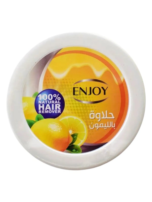 Enjoy Lemon Hair Removal Sugar Wax, Natural Formula, 400g