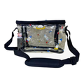 Tinywheel Space Lunch Bag PVC Black With Strap and Side Mesh Bottle Pocket