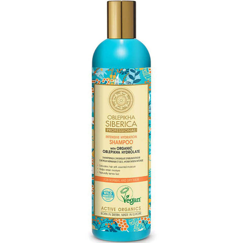 Natura Siberica Oblepikha Shampoo Intensive Hydration Sea Buckthorn Oil Dry Hair 400ml