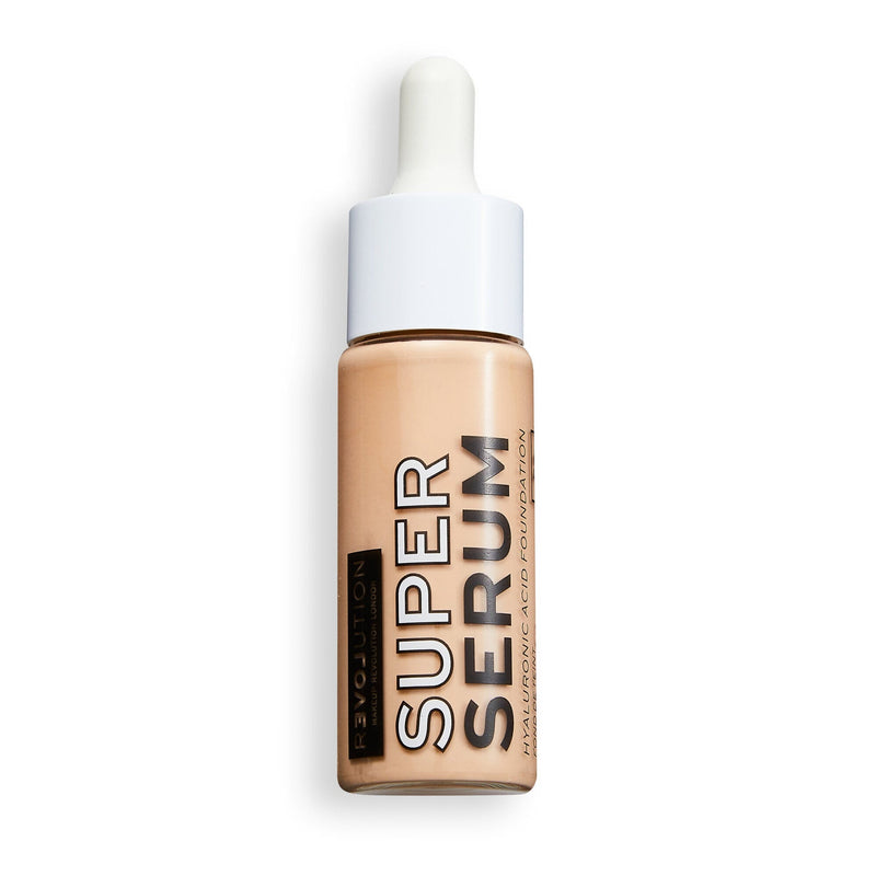 Makeup Revolution Relove Super Serum Foundation Liquid Hyaluronic Acid F2