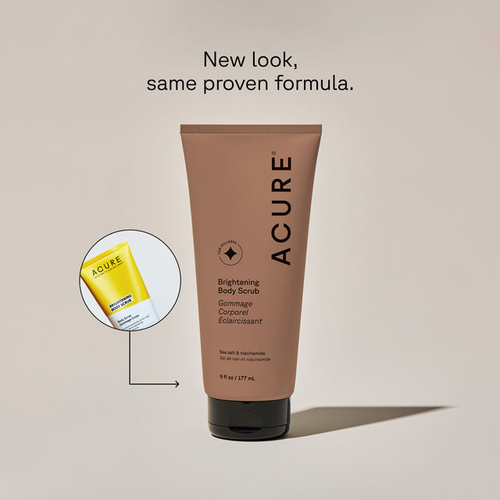 Acure Brightening Facial Scrub Exfoliating Cleanser 118ml