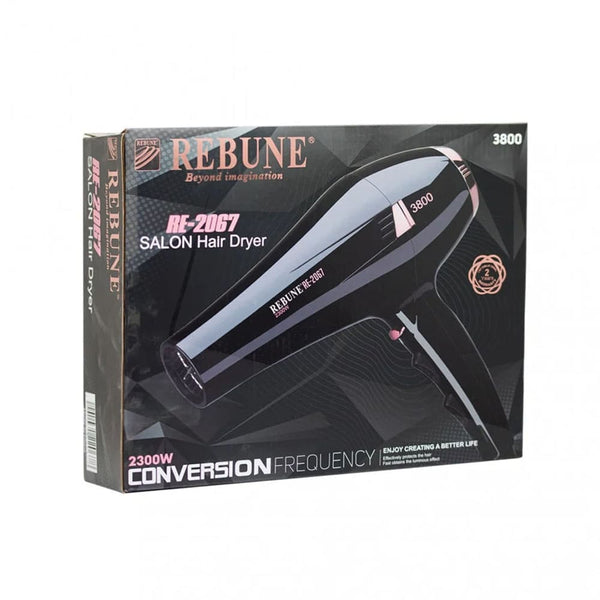 Rebune RE-2067 Hair Dryer 2300W Hot and Cold Air Black
