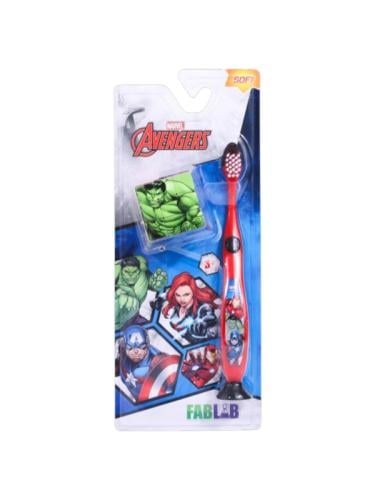 Fab Lab Avengers Kids' Toothbrush Soft Bristles with Rubik's Cube Assorted Colors