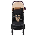 TEKNUM Flylite Stroller, Ivory, One-Hand Fold, Reclining Seat, Cup Holder