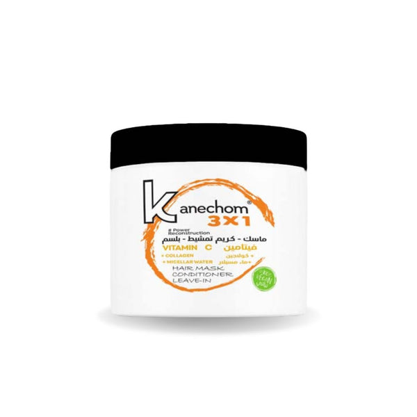 Kanechom Vitamin C 3-in-1 Hair Mask Cream with Micellar Water 500 ml
