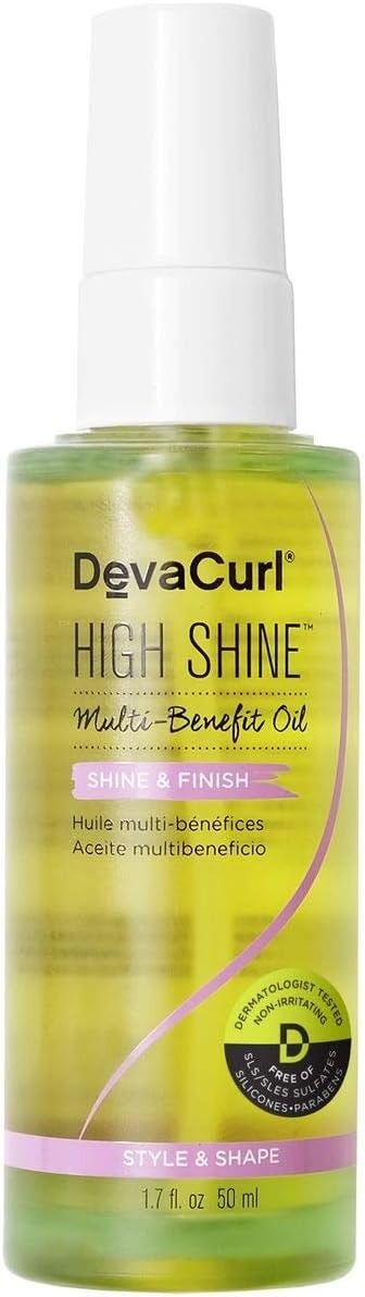 DevaCurl High Shine Multi-Benefit Hair Oil Spray Lightweight Frizz Control 50 ml