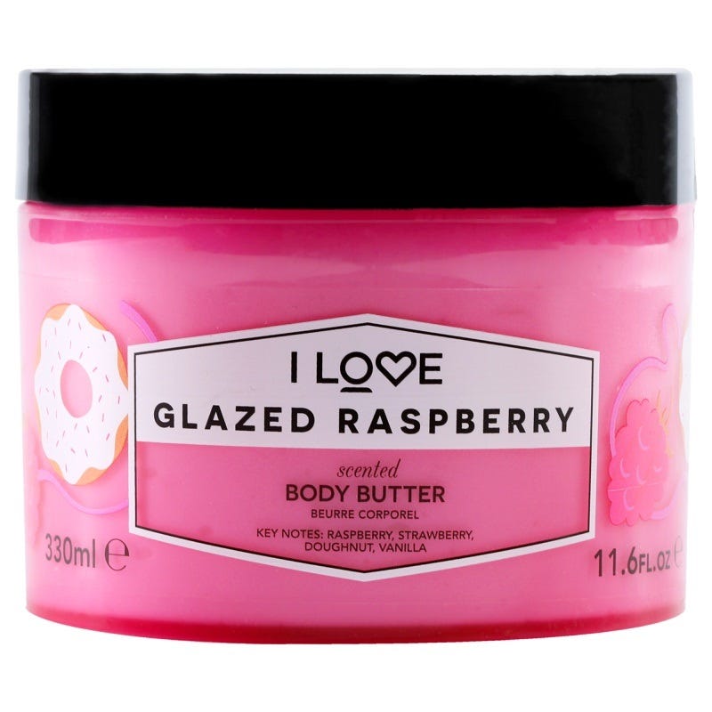 I Love Scented Glazed Raspberry Body Butter Shea Butter Coconut Oil 330 ml