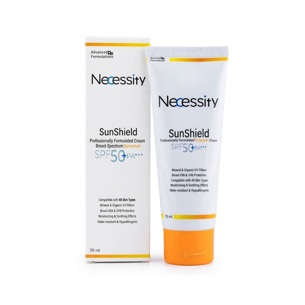 Necessity SunShield Sunscreen SPF 50+ for Face and Neck, 70ml