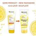 Garnier Light Face Wash Foaming Cleanser with Lemon Extract 100 ml
