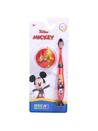 Fab Lab Mickey Mouse Kids Toothbrush, Soft Bristles, Assorted Colors