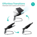 Moon Electric Baby Swing Chair, Black, 0-6 Months, Up to 9 kg