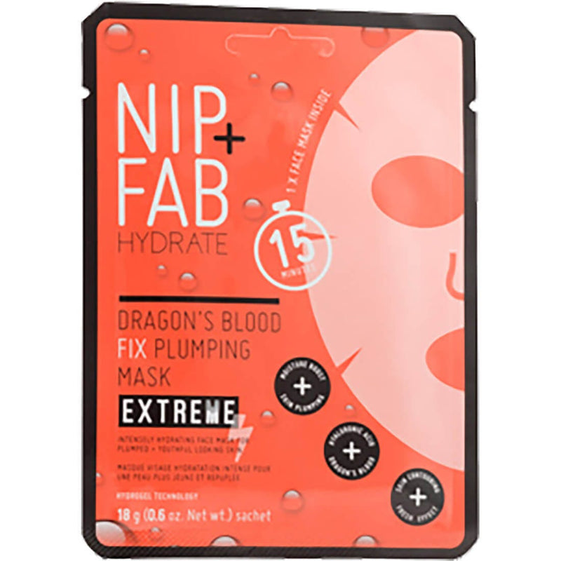 Nip+Fab Dragon's Blood Fix Plumping Sheet Face Mask Extreme, 1 Pc