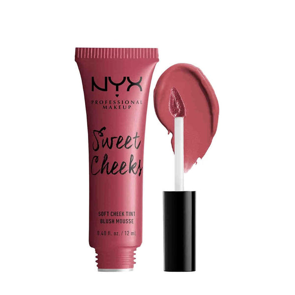 NYX Sweet Cheeks Soft Cheek Tint Blush Mousse Cream Finish Baby Doll 02, 12 ml