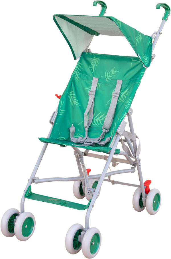 Moon Jet Ultra Light Buggy Stroller Compact Fold Printed Leaf
