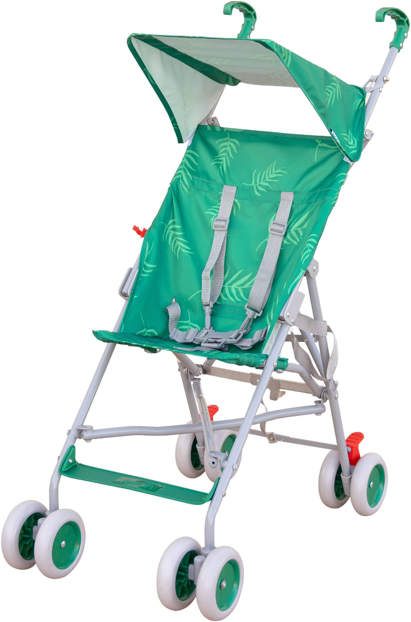 Moon Jet Ultra Light Buggy Stroller Compact Fold Printed Leaf
