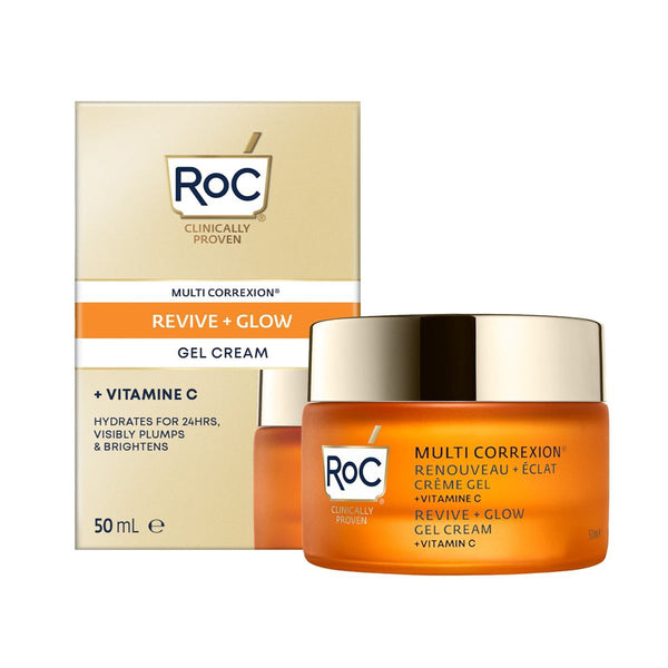 RoC Revive + Glow Gel Cream Moisturizer Vitamin C 40 ml