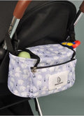 Babydream Stroller Storage Bag Organizer, Insulated Drink Holders, Purple, 1 Piece