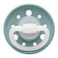 Nip Cherry Round Latex Soother Blue Grey & Dark Blue