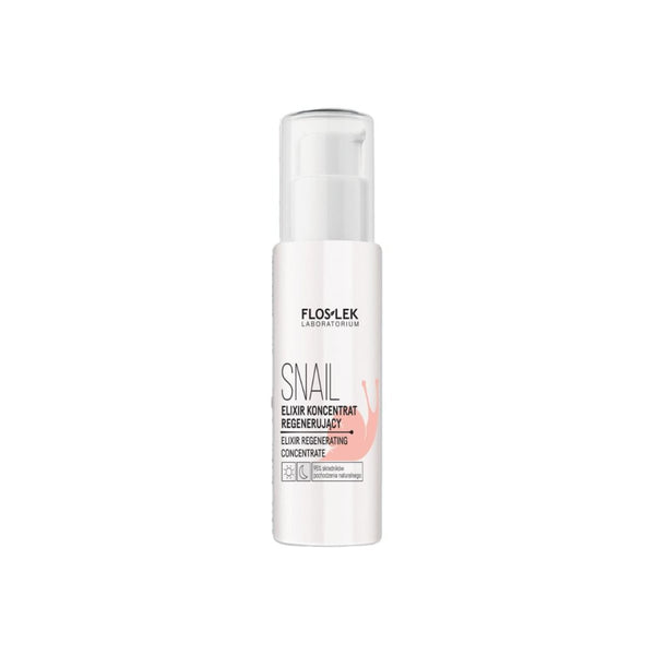 Floslek Snail Elixir Regenerating Concentrate Lightweight Serum with Snail Filtrate and Niacinamide, 30ml