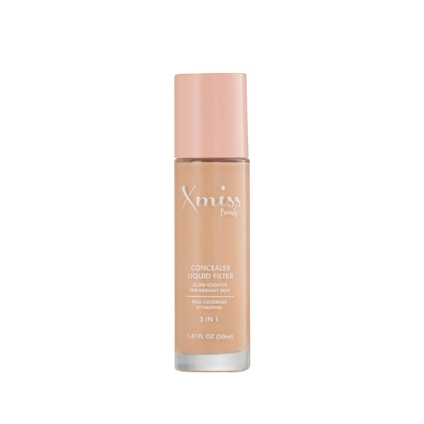 X-Miss Beauty Glow Filter Liquid Concealer Lightweight Full Coverage Radiant Finish Shade 04