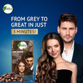 Dabur Vatika Henna Shampoo Hair Colour Liquid Dark Brown Ammonia-Free 20ml