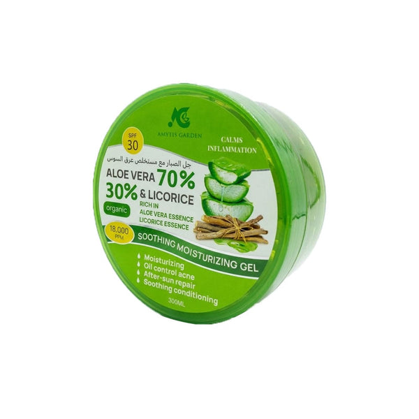 Amytis Garden Aloe Vera Gel with Licorice Extract Hydrating Soothing Gel 300ml