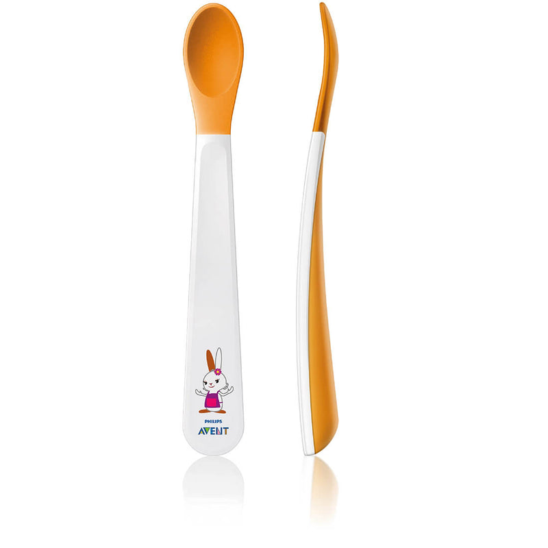 Philips AVENT Weaning Spoons Soft Tip Non-Slip Handles 2 Pieces