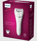 Philips Series 8000 BRE710/01 Wet & Dry Ceramic Epilator, 5 Attachments