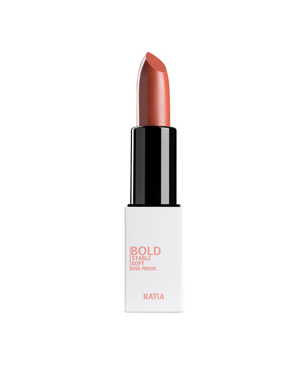 Katia Bold Stable Lipstick Soft Velvety Finish Hydrating Oils Red K03