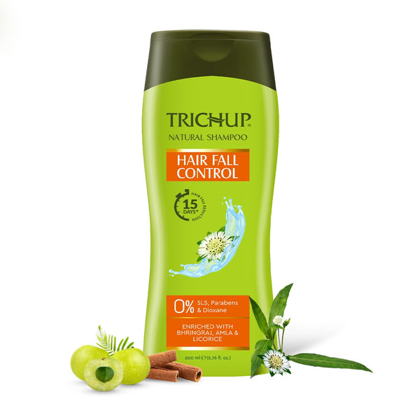Trichup Herbal Shampoo Hair Strengthening Scalp Care Coconut Oil 200 ml