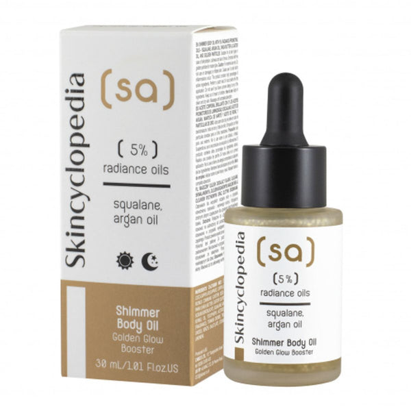 Skincyclopedia Shimmer Body Oil Lightweight Argan Oil Golden Glow 30 ml