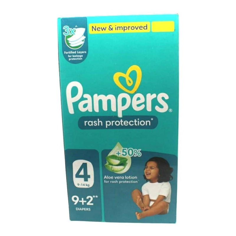 PAMPERS Baby Diapers Size 4, 11 Pack, Suitable for 9-14 kg